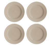 Scandi Living Petite assiette Dots 22cm Lot de 4 Beige