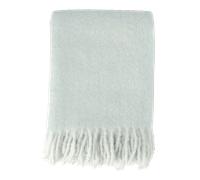 Scandi Living Plaid Dune en mohair 130x170 cm Ice blue