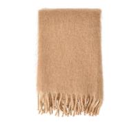 Scandi Living Plaid Dune en mohair 130x170 cm Wheat