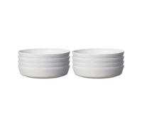 Scandi Living Sandsbro assiette à pâtes Blanc cassé. Ø23 cm. lot de 8