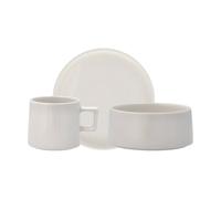 Scandi Living Set petit-déjeuner Taper 12 pièces - Blanc