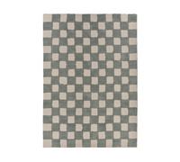 Scandi Living Tapis de jeu Checker 170x240 cm Sage