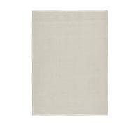Scandi Living Tapis en laine Furrow blanc nature 200x300 cm