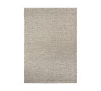 Scandi Living Tapis en laine Furrow blanc nature/gris 200x300 cm
