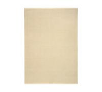 Scandi Living Tapis en laine Terrain blanc nature 200x300 cm