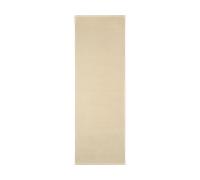Scandi Living Tapis en laine Terrain blanc nature 80x240 cm