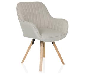 SCANDI SOFT - Chaise rembourrée Crème