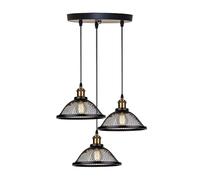 Scandinave Bar Light Creative Lampe Luxury Caxe décoratif Lampe American Retro Simple Three Iron Art Restaurant Chandelier, Chandelier Moderne Crystal