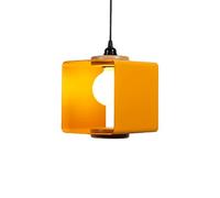 Scandinavian Elegant Hanging Lamp Restaurant Elegant Pendant Lights Industrial Danish Chandelier Square E27Base Ceiling Lighting Fixture for Fast Food Restaurants Office Light Bar Coffee Shop