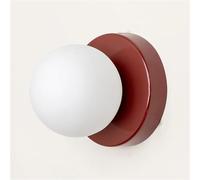 Scandinavian LED Glass Wall Sconce G9 Base Bedroom Study Hallway Staise Aisle Entrance Lighting Fixtures,Energy Conservation Wall Light