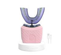 Scandinavian Smiles Toothbrush,Electric Toothbrush for Adults, Ultrasonic Toothbrush,360° Mouth Cleansing,Wireless Charging,Waterproof Ipx7 (pink)