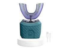 Scandinavian Smiles Toothbrush,Electric Toothbrush for Adults, Ultrasonic Toothbrush,360° Mouth Cleansing,Wireless Charging,Waterproof Ipx7 (green)
