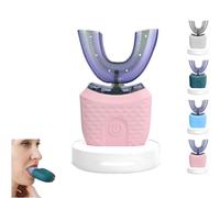 Scandinavian Smiles Toothbrush, U Shaped Toothbrush, 360° Oral Cleaning, Hands-Free Auto-Cleaning With 3 Modes, Effortless Oral Care (Pink)