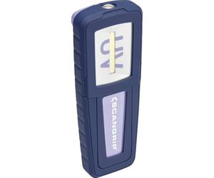 SCANGRIP 03.5408 - Linterna UV-FORM, 3.7V/2.200 mAh Li-ion, Lux@0,5m = 100, 150 Lumenes