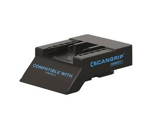 Scangrip Connecteur intelligent compatible Einhell : Utilisez des batteries 18V/20V en toute sécurité sur vos lampes de travail, avec protection intégrée contre décharges, surcharges et surchauffes