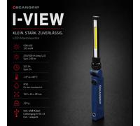 SCANGRIP Lampe De Travail LED COB Sur Batterie 500 lm Projecteur Slim IP30 Bleu