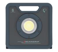 Scangrip Nova 6, Lampe De Travail à LED, éclairage Continu, Résistante à l'eau Et à La Poussière, 6000 Lumens