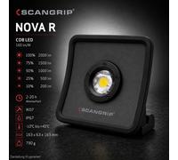 Scangrip Projecteur NOVA R rechargeable ultra-compact LED COB 2000 lm 20h aimants IP67
