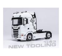 Scania Série S Blanc avec déco 2020 1/43 IXO