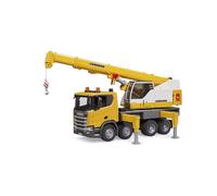 Bruder Camion-grue Scania Super 560r Liebherr avec lumière et son