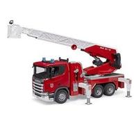Scania Super 560R Pompiers avec échelle pivotante, pompe à eau et module Light & Sound