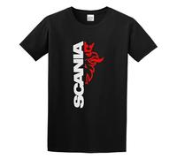 Scania Vabis Truck Sweden King The Road O-Neck 100% Cotton Short Sleeve Unisex T-Shirt M
