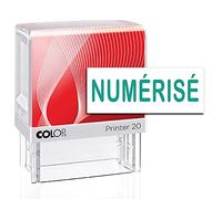 Scannée Colop P20 Self Encrage Stationary Office personnalisé Rubber Stamp Mini Stamper Personlized Verte 14 X 38 mm