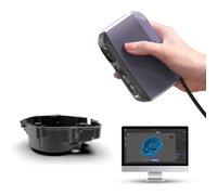 Scanner 3D portable Moose Lite pour imprimante 3D, précision détaillée élevée de 0,05 mm, numérisation haute vitesse à 10 FPS avec lentille anti-vibration, scanner pour modèles 3D - Paquet standard