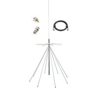 Scanner à fréquence multiple - Station de base - 25-1300 MHz - Antenne de base pour SDR, radio, scanners, radio. Couverture HF, AIR, UHF, VHF, FM, AM, FRS, parfait pour SDR, radio, scanner et radio
