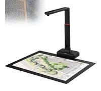 Scanner à Plat A2, Scanner de Documents, éclairage LED Haute luminosité intégré, Haute résolution 23 MP, Plage de numérisation maximale : 420 x 297 mm, pour Cartes d'identité, Photos, Magazines