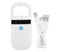 Scanner à puce rechargeable pour animaux domestiques avec écran pour puce FDX-B EMID - Lecteur d'identification d'animaux pour la gestion des chiens et des chats, compatible avec les normes ISO 11784