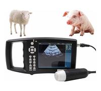 Scanner à ultrasons portable avec sonde de 3,5 MHz, appareil de sonogramme numérique pour la grossesse de cochons, truies, chèvres et moutons