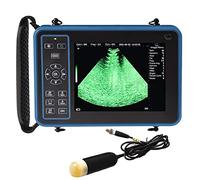 Scanner à Ultrasons Vétérinaire, Machine à Ultrasons Vétérinaire Ferme Animaux Animaux de Compagnie Avec 3,5 MHz Sonde Convexe 8 Champs de Couleur Pour Moutons, Chiens, Chats Et Pour Test de Gestation