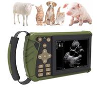 Scanner À Ultrasons Vétérinaire, Machine À Ultrasons Vétérinaire Ferme Animaux Animaux De Compagnie Avec 3,5 MHz Sonde Convexe 8 Champs Couleur Pour Moutons, Chiens, Chats Et Pour Test De Gestation