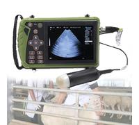 Scanner À Ultrasons Vétérinaire Portable, Avec Sonde 3,5 MHz,écran Couleur Tft 5,6 Pouces Echographie Appareil Grossesse Machine À Ultrasons Vétérinaire Pour Les Bovins, Porcs, Chèvres