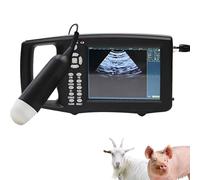 Scanner à ultrasons vétérinaire portable avec sonde de 3,5 MHz pour détection de grossesse bovins et porcs