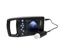 Scanner à ultrasons vétérinaire portable avec sonde étanche, 5 modes d'imagerie, plage dynamique 0~135 dB, profondeur maximale 2700 mm, for bovins, porcs, moutons, chiens(Mechanical probe)