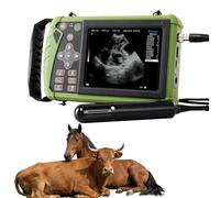 Scanner À Ultrasons Vétérinaire Portable Echographie Appareil Grossesse Machine À Ultrasons Vétérinaire, Détecteur De Gestation Portable Pour Porcs, Ovins Et Élevage(Machine+rectal probe)