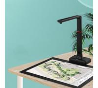 Scanner aérien, scanner de livres grand format, 23 millions de pixels, hauteur réglable, numérisation automatique, reconnaissance de texte OCR pour grands documents et livres