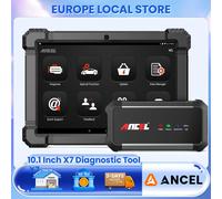 Scanner ANCEL X7 OBD2, tous les systèmes, outil de Diagnostic de Scanner de voiture avec Test actif, Service de réinitialisation 10 +, Scanner de défauts de voiture de 10.1 pouces X7