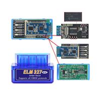 Scanner Automatique Obd Pour Voiture,Lecteur De Code,Bluetooth,Adapté À Tous Les Protocoles Obdii,Diagnostic Dons,Super Elm327 V1.5,Pic18f25k80 - Type Bt Double 25k80