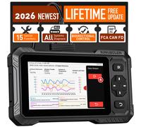 Scanner bidirectionnel KINGBOLEN S6 Elite 2026 avec mises à jour gratuites à vie, CANFD, 15 fonctions de réinitialisation, diagnostic complet du système automobile, version améliorée du S6 KINGBOLEN S