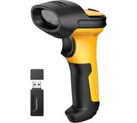 Inateck Scanner Code-Barres Laser sans Fil 2.4GHz, Lecteur Code à Barres avec Portée de 60 Mètres, Batterie 2600mAh, Scan Automatique Rapide et Précis, Autonomie d’Environ 1 Mois, P6
