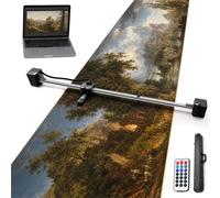 Scanner Couleur Grand Format Ultra Large, Longueur illimitée, télécommande | Largeur max. 95/125 cm, assemblage automatique, 1050 DPI HD, pour peintures, dessins techniques, calligraphie(125cm/50in)