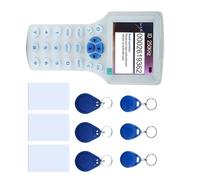 Scanner de cartes efficace avec zone de lecture arrière et notification vocale multilingue pour sauvegarde de cartes, photocopieur ABS