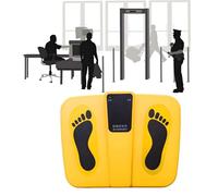 Scanner de chaussures portable, détecteur de métaux à piles avec alarme sonore LED, facile à utiliser pour la sécurité des aéroports et le dépistage d'événements