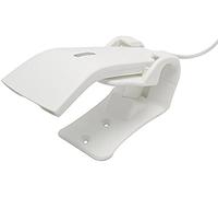 Star Micronics Scanner de code-barres USB 1D avec support mPOP, blanc
