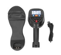 Scanner de Code-Barres sans Fil 2,4 GHz Lecteur de Codes à Barres à lumière Rouge CCD à Grande Vitesse avec écran LCD de Couleur de 2,2 Pouces pour la Gestion de la Gestion des