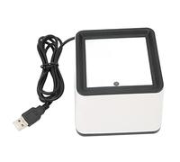Scanner de Codes À Barres de Bureau, Lecteur de Codes À Barres QR Filaire USB, Détection d'image de Code À Barres 1D 2D pour Code39 Code128 Codabar Code93 Ean13 I25 Gs1 Databar Qrcode
