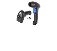 Scanner de Codes-Barres 1D/2D sans Fil 2,4 GHz Outdoorm, Connexion USB et Filaire Bluetooth, Lecteur de Codes-Barres Portable, déclenchement Manuel, Compatible avec Les Codes